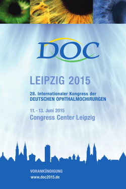 LEIPZIG 2015 - 28. Internationaler Kongress der Deutschen