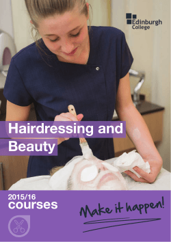 Hairdressing and Beauty
