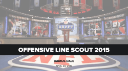 OFFENSIVE LINE SCOUT 2015