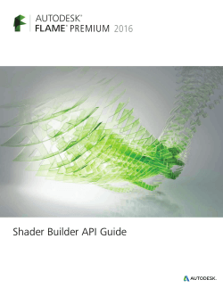 Flame Premium Shader Builder API guide