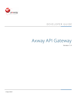 Sample XML - Axway Documentation