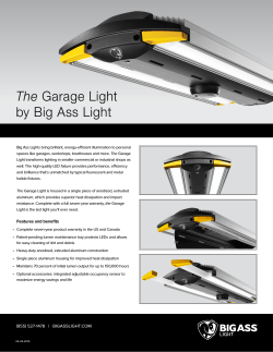 The Garage Light by Big Ass Light