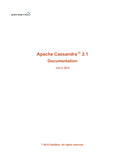 About Apache Cassandra - Documentation