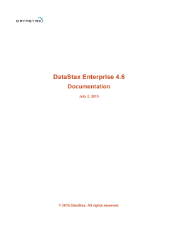 DataStax Enterprise 4.6