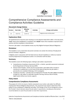 PDF file of Comprehensive Compliance Assessments