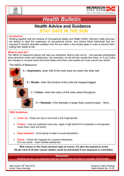 Health Bulletin - Health and Safety Hub