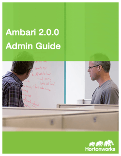 Ambari 2.0.0 Admin Guide
