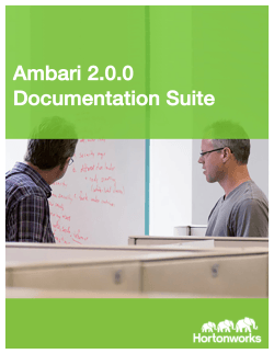 Ambari 2.0.0 Documentation Suite