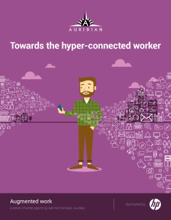 Towards the hyper-connected worker