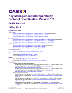 Key Management Interoperability Protocol