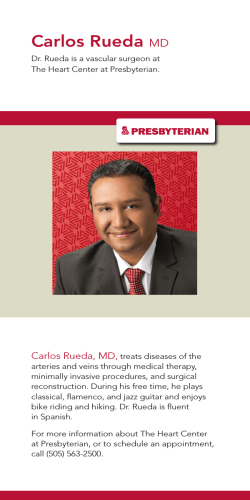 Carlos Rueda MD - Presbyterian Healthcare Services
