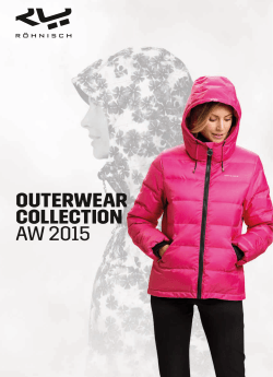 OUTERWEAR COLLECTION AW 2015