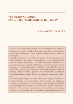Tradicionycambiofiestasreligiosas-Susana GonzÃ¡lez