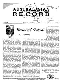 Australasian Record for 1943