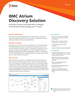 BMC Atrium Discovery Solution