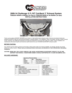 2008-14 Challenger 5.7L R/T Cat