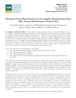 LAHSA Documents - Los Angeles Homeless Services Authority