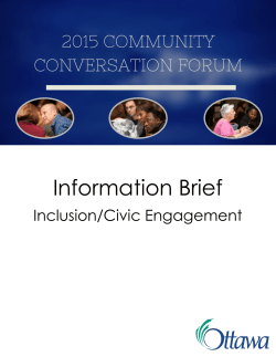 Community Conversation Forum Information Brief - Documents