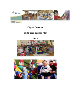 2015 Child Care Service Plan - Documents