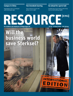 Will the business world save Sterksel?