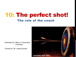 10: The perfect shot!