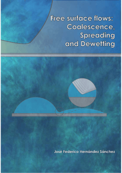 Free surface flows: Coalescence, Spreading and Dewetting