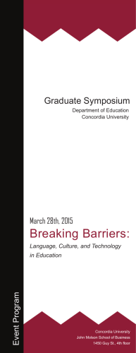 Breaking Barriers: - Department of Education