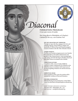 deacon program certificate poster philly.indd