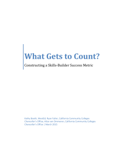 What Gets to Count? Constructing a Skills