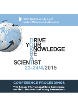 DOKBAT 2015 Conference Proceedings