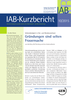 IAB-Kurzbericht 10/2015