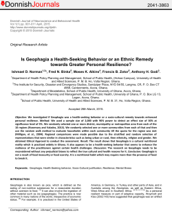 Full Text - PDF - Donnish Journals