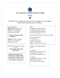 Griffin Soccer Camps