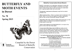 Events List - Butterfly Conservation