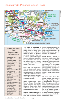 Itinerary #8 - Purbeck Coast - East