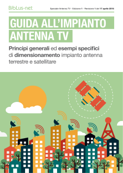Speciale dimensionamento antenna TV