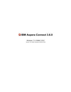 IBM Aspera Connect User`s Guide