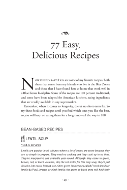 77 Easy, Delicious Recipes