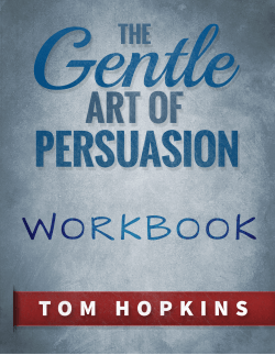 The Gentle Art of Persuasion by Tom Hopkins