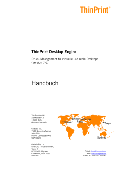 ThinPrint Desktop Engine (German)