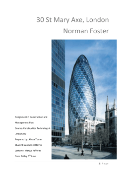 30 St Mary Axe, London Norman Foster