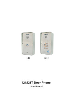 I21/I21T Door Phone