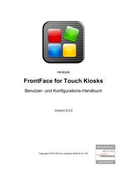 FrontFace for Touch Kiosks - mirabyte Software: Downloads