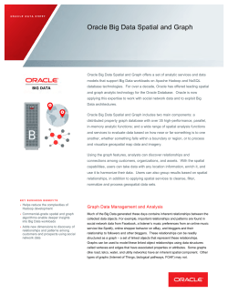 Oracle Big Data Spatial and Graph