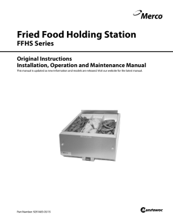 Fried Food Holding Station