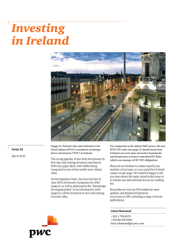 Investing in Ireland