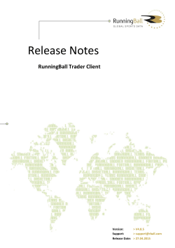 Release notes 4.8.5 - rball.com