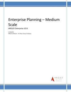 Enterprise Planning â Medium Scale