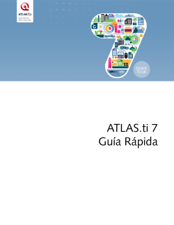 ATLAS.ti 7 Quick Tour