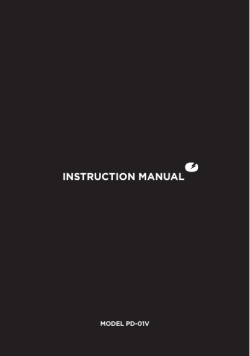 INSTRUCTION MANUAL